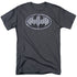 BATMAN/STEEL MESH SHIELD - S/S ADULT 18/1 - CHARCOAL