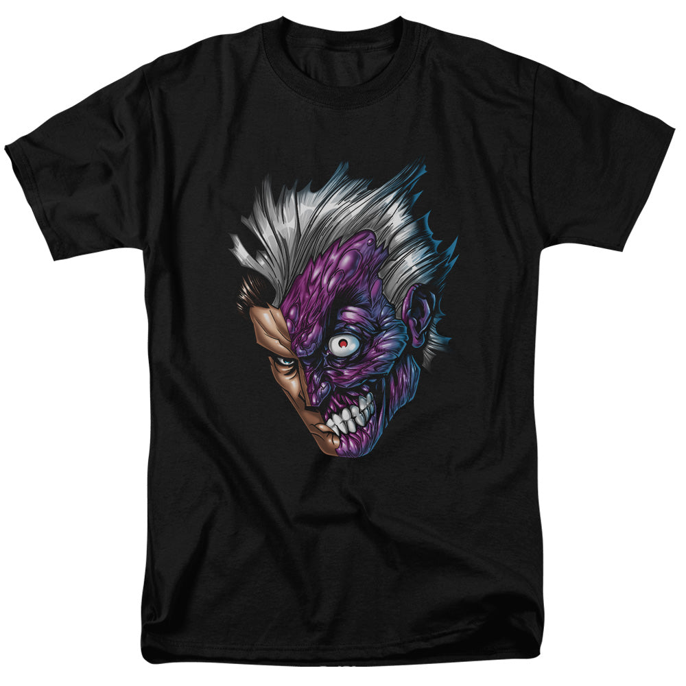 BATMAN/JUST FACE - S/S ADULT 18/1 - BLACK