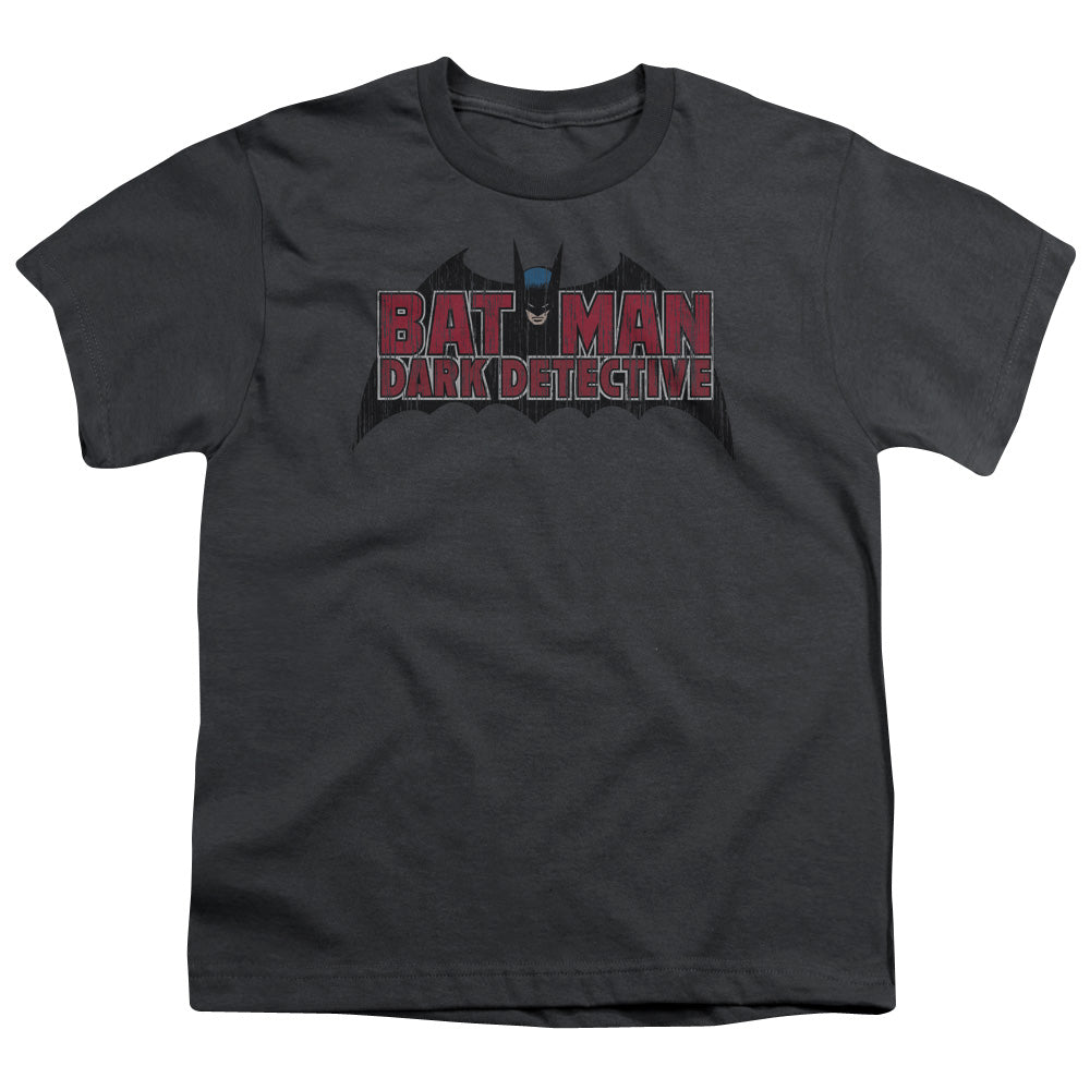BATMAN/DARK DETECTIVE - S/S YOUTH 18/1 - CHARCOAL