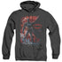 BATMAN/GOTHAM REIGN - ADULT HEATHER HOODIE - BLACK