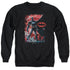 BATMAN/GOTHAM REIGN - ADULT CREWNECK SWEATSHIRT - BLACK