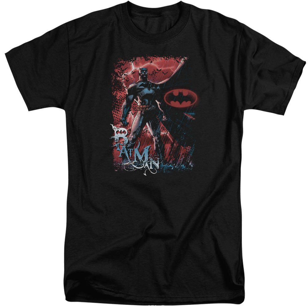 BATMAN/GOTHAM REIGN - S/S ADULT TALL 18/1 - BLACK