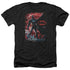 BATMAN/GOTHAM REIGN - ADULT HEATHER - BLACK