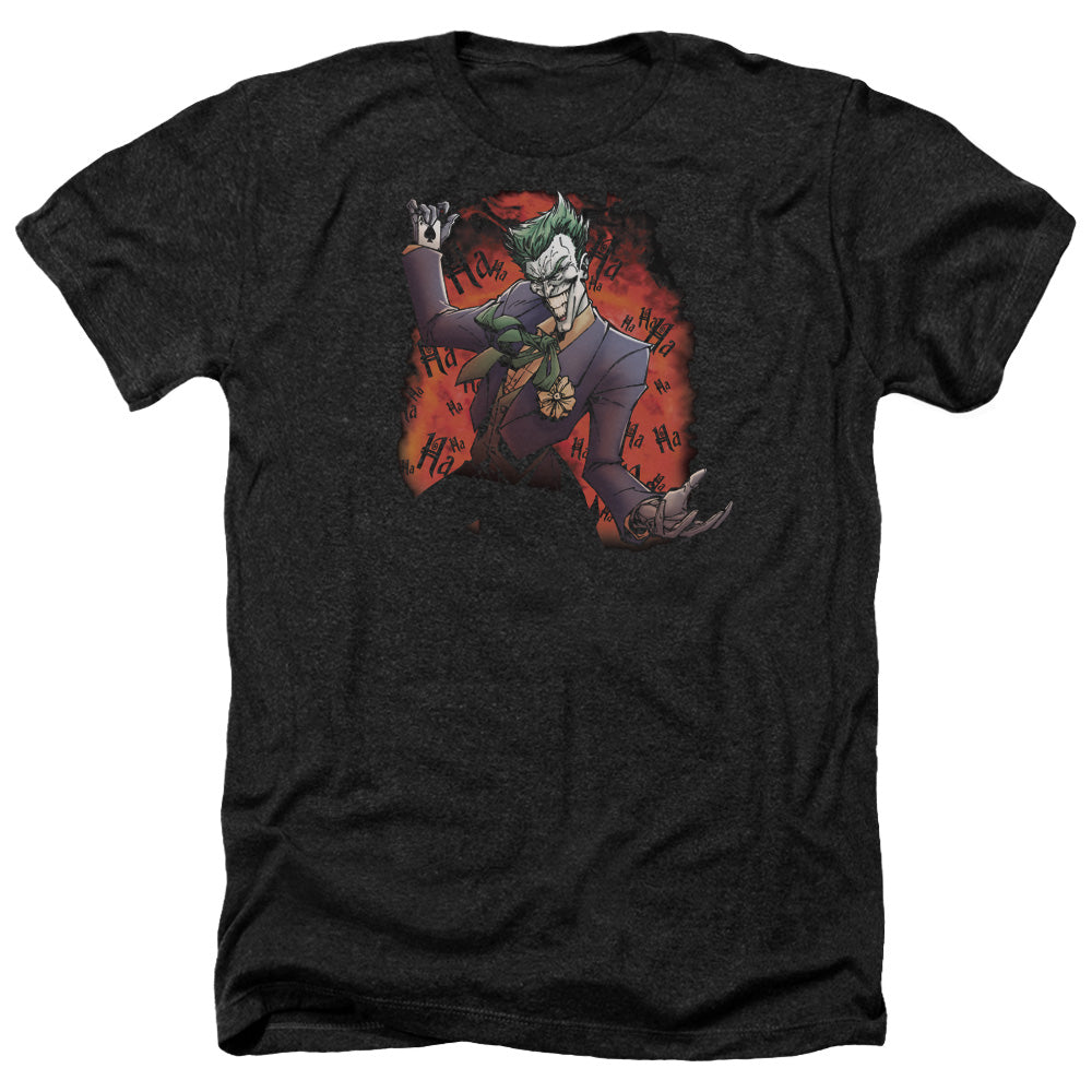 BATMAN/JOKERS AVE - ADULT HEATHER - BLACK
