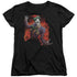 BATMAN/JOKERS AVE - S/S WOMENS TEE - BLACK