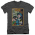 BATMAN/DETECTIVE #380 - S/S ADULT V-NECK 30/1 - CHARCOAL