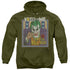 BATMAN/DARK DETECTIVE #1 - ADULT PULLOVER HOODIE - MILITARY GREEN