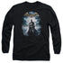 BATMAN ARKHAM ASYLUM/GAME COVER - L/S ADULT 18/1 - BLACK