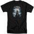 BATMAN ARKHAM ASYLUM/GAME COVER - S/S ADULT TALL 18/1 - BLACK
