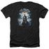 BATMAN ARKHAM ASYLUM/GAME COVER - ADULT HEATHER - BLACK