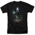 BATMAN ARKHAM ASYLUM/FIVE AGAINST ONE - S/S ADULT 18/1 - BLACK