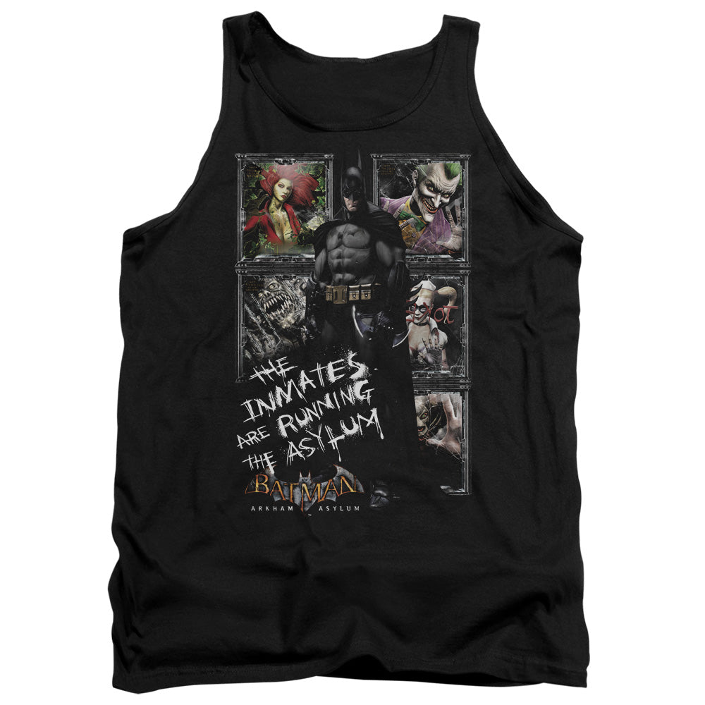 BATMAN ARKHAM ASYLUM/RUNNING THE ASYLUM - ADULT TANK - BLACK