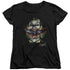 BATMAN ARKHAM ASYLUM/CRAZY LIPS - S/S WOMENS TEE - BLACK