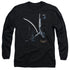 BATMAN ARKHAM ASYLUM/ARKHAM BATMAN - L/S ADULT 18/1 - BLACK