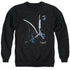 BATMAN ARKHAM ASYLUM/ARKHAM BATMAN - ADULT CREWNECK SWEATSHIRT - BLACK
