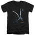 BATMAN ARKHAM ASYLUM/ARKHAM BATMAN - S/S ADULT V-NECK 30/1 - BLACK
