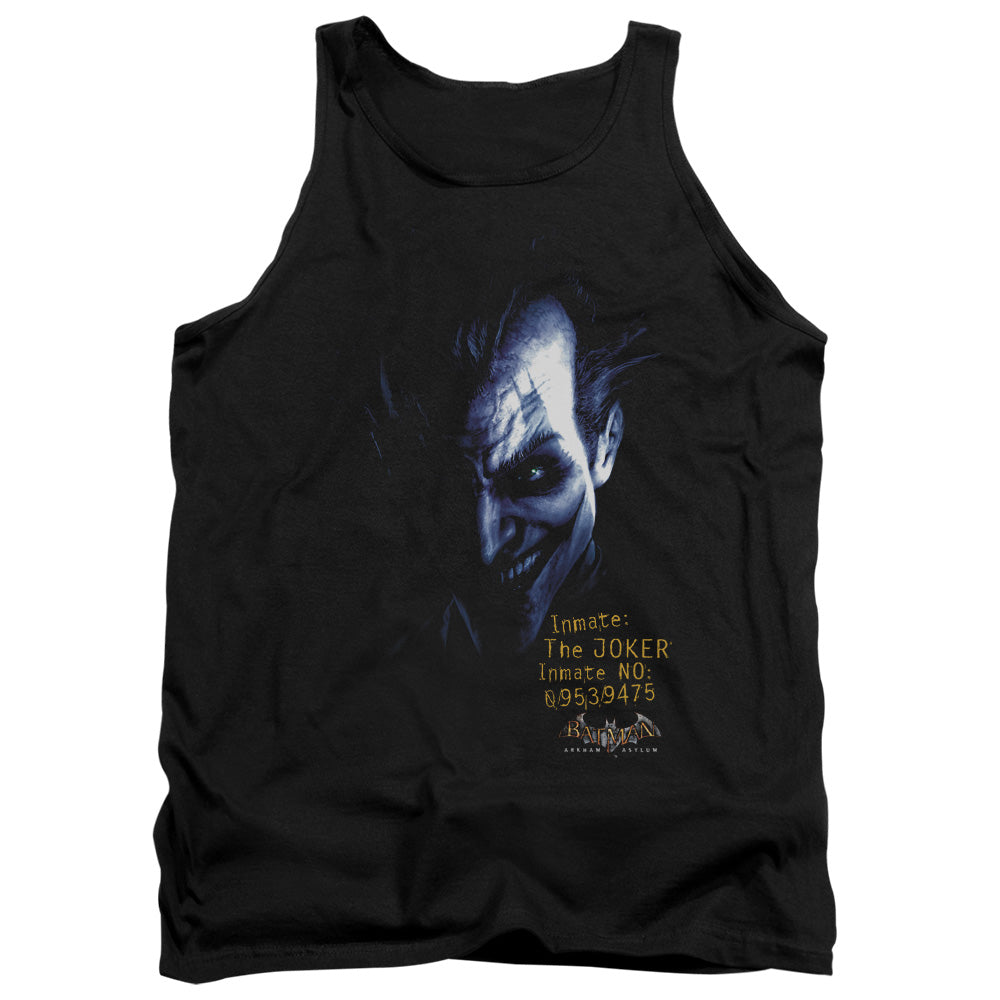 BATMAN ARKHAM ASYLUM/ARKHAM JOKER - ADULT TANK - BLACK