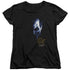 BATMAN ARKHAM ASYLUM/ARKHAM JOKER - S/S WOMENS TEE - BLACK