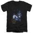 BATMAN ARKHAM ASYLUM/ARKHAM KILLER CROC - S/S ADULT V-NECK 30/1 - BLACK