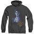 BATMAN ARKHAM ASYLUM/ARKHAM POISON IVY - ADULT HEATHER HOODIE - BLACK