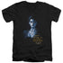 BATMAN ARKHAM ASYLUM/ARKHAM POISON IVY - S/S ADULT V-NECK 30/1 - BLACK