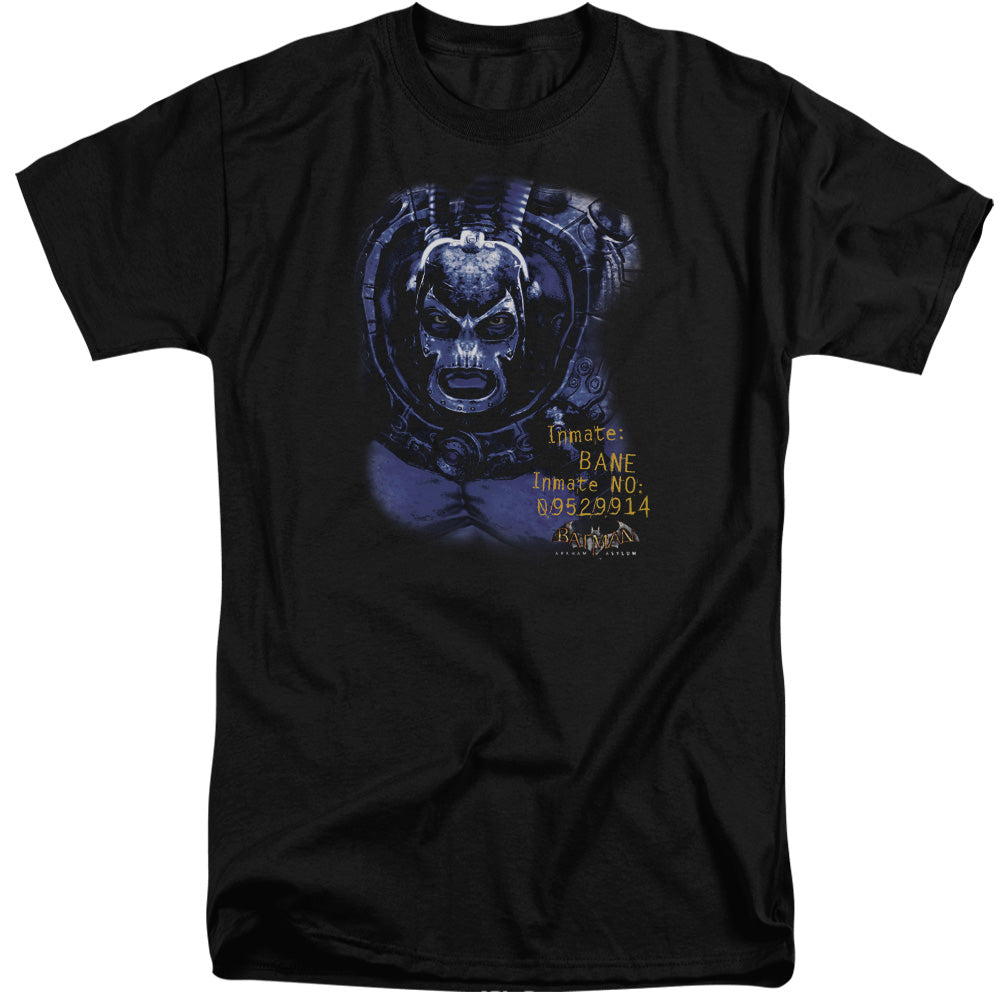 BATMAN ARKHAM ASYLUM/ARKHAM BANE - S/S ADULT TALL 18/1 - BLACK