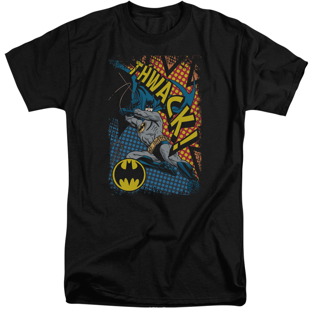 BATMAN/THWACK - S/S ADULT TALL 18/1 - BLACK