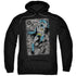 BATMAN/DETECTIVE #487 DISTRESS - ADULT PULLOVER HOODIE - BLACK