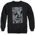 BATMAN/DETECTIVE #487 DISTRESS - ADULT CREWNECK SWEATSHIRT - BLACK