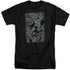BATMAN/DETECTIVE #487 DISTRESS - S/S ADULT TALL 18/1 - BLACK