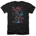 BATMAN/DARK KNIGHT PANELS - ADULT HEATHER - BLACK