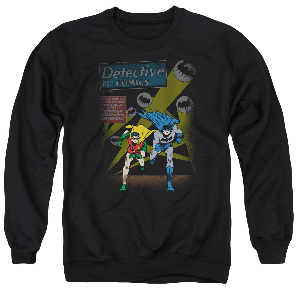 BATMAN/DYNAMIC DUO - ADULT CREWNECK SWEATSHIRT - BLACK