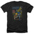 BATMAN/DYNAMIC DUO - ADULT HEATHER - BLACK