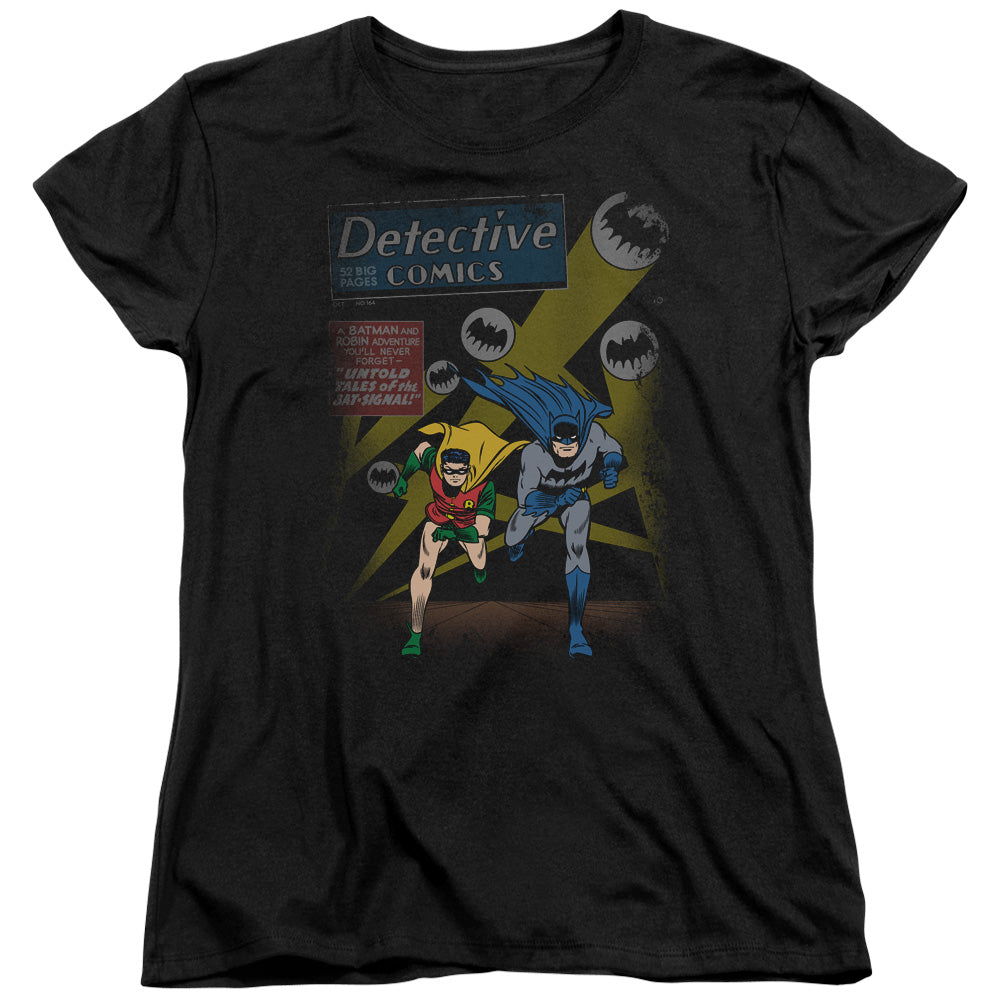 BATMAN/DYNAMIC DUO - S/S WOMENS TEE - BLACK