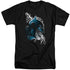 BATMAN/CRAZY GRIN - S/S ADULT TALL 18/1 - BLACK