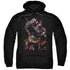 BATMAN/CRIMSON KNIGHT - ADULT PULLOVER HOODIE - BLACK