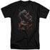 BATMAN/CRIMSON KNIGHT - S/S ADULT TALL 18/1 - BLACK