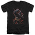 BATMAN/CRIMSON KNIGHT - S/S ADULT V-NECK 30/1 - BLACK