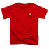 BATMAN/ROBIN LOGO - S/S TODDLER TEE - RED