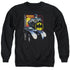 BATMAN/BAT RACING - ADULT CREWNECK SWEATSHIRT - BLACK