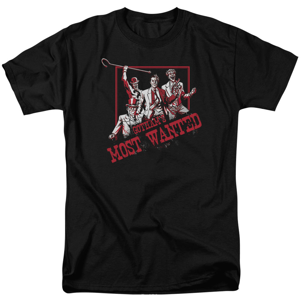 BATMAN/GOTHAM'S MOST WANTED - S/S ADULT 18/1 - BLACK