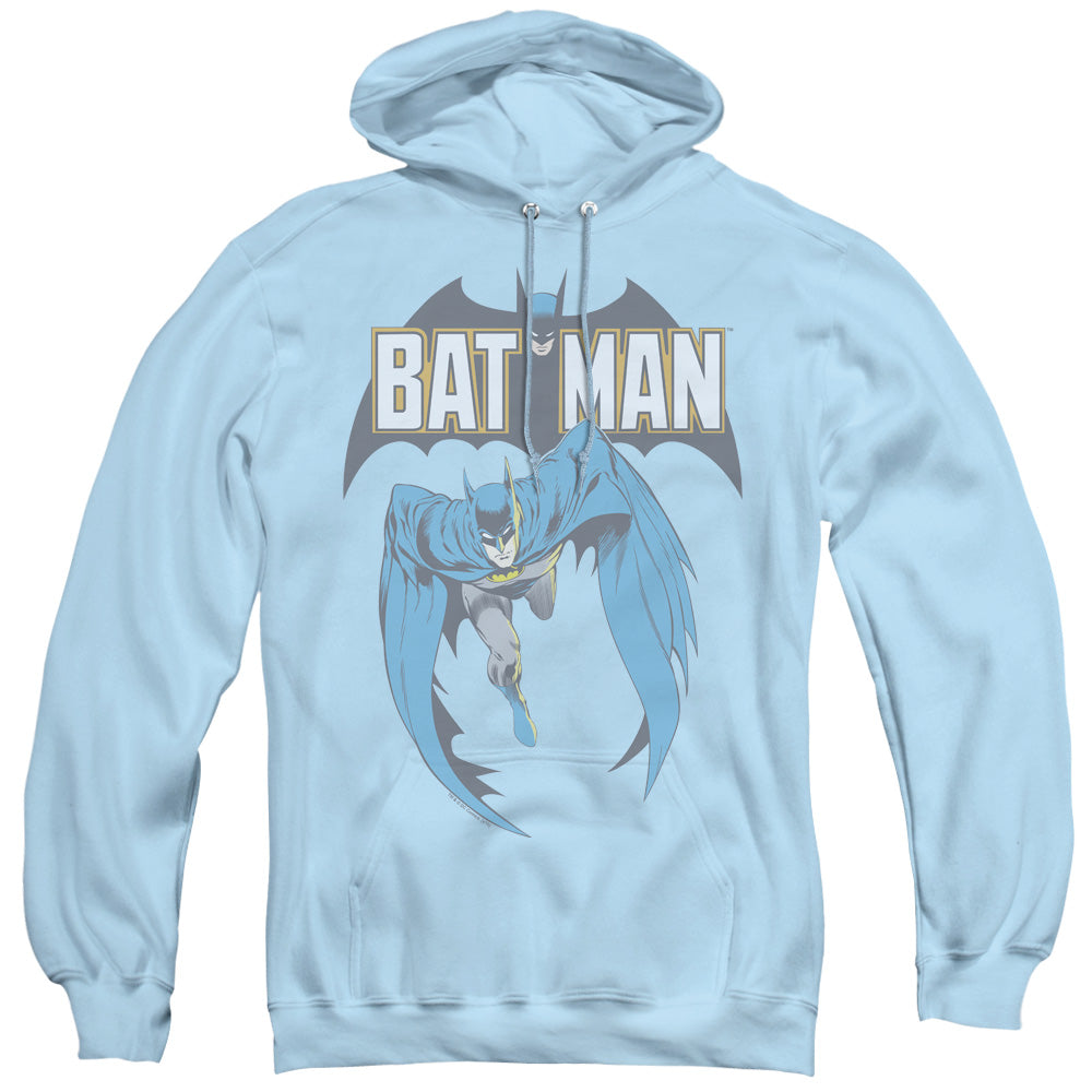 BATMAN/BATMAN #241 COVER - ADULT PULLOVER HOODIE - LIGHT BLUE