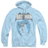 BATMAN/BATMAN #241 COVER - ADULT PULLOVER HOODIE - LIGHT BLUE