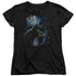 BATMAN/LIGHT OF THE MOON - S/S WOMENS TEE - BLACK