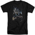 BATMAN/PERCHED - S/S ADULT TALL 18/1 - BLACK