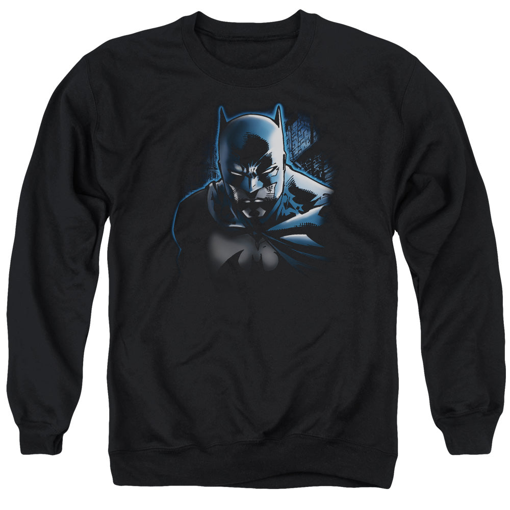 BATMAN/DON&#39;T MESS WITH THE BAT - ADULT CREWNECK SWEATSHIRT - BLACK