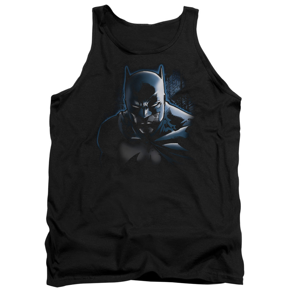 BATMAN/DONT MESS WITH THE BAT - ADULT TANK - BLACK