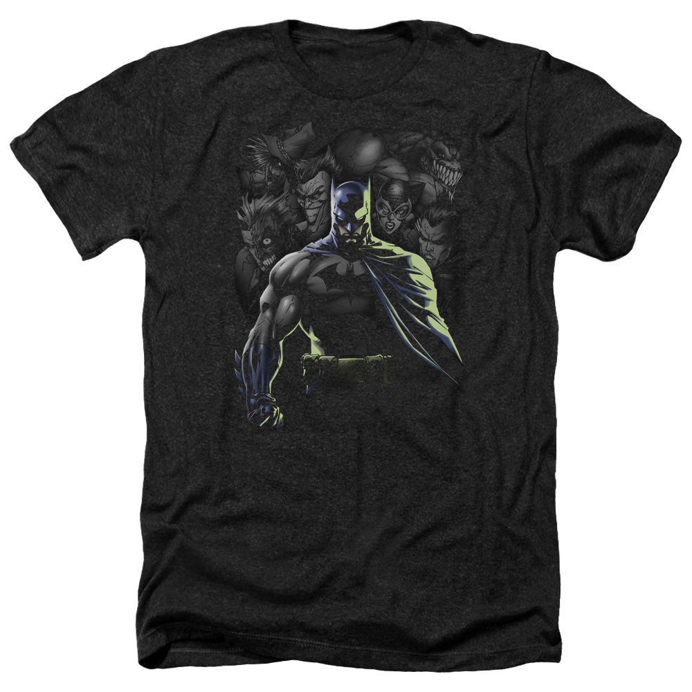 BATMAN/VILLAINS UNLEASHED - ADULT HEATHER - BLACK