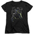 BATMAN/VILLAINS UNLEASHED - S/S WOMENS TEE - BLACK