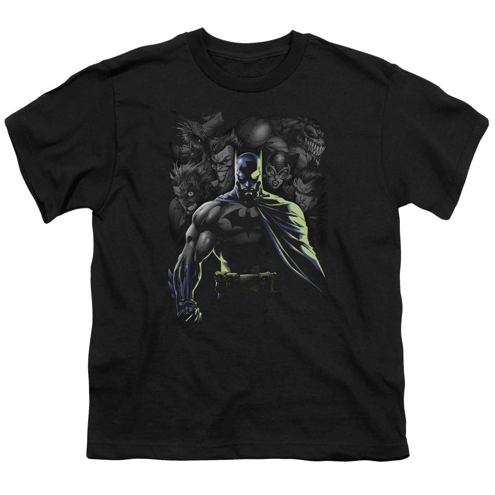 BATMAN/VILLAINS UNLEASHED - S/S YOUTH 18/1 - BLACK